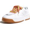 LUCKY STEP Baskets Mode à Plateforme Comfortables Semelle Épaisse pour Femmes pour la Marche et le Tennis