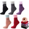 Chaussettes en laine WYMAODAN pour femmes, confortables et élégantes pour les femmes et les filles, idéales pour la mais