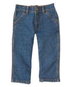 Carhartt Petit Garçons et Enfants de la Toddle Dungarees en denim lavé moyennement, 9 mois