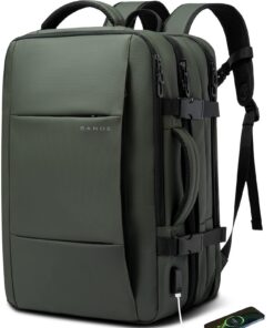 Durable Sac à dos de voyage convertible pour ordinateur portable de 17,3" Homme et Femme Voyages