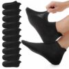 YouShow 10 paires chaussettes basses homme femme, coton courtes chaussettes basses respirantes, antiderapantes et confor