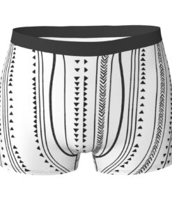 ZISHAK Boxers de qualité supérieure avec motif marbre rose et blanc pour homme en situation de détente et de sport, resp