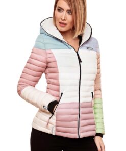 Veste matelassée Navahoo Femme - Veste Demi-Saison - Colour Blocking - B841