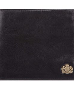 WITTCHEN Portefeuille en Cuir de Grain Noir 12 x 9.5 cm