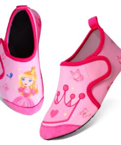 Chaussures de Plage Enfant Antidérapantes pour Fille et Garçon - Chaussures Eau Piscine Bain de Mer Natation Surf 22-33E