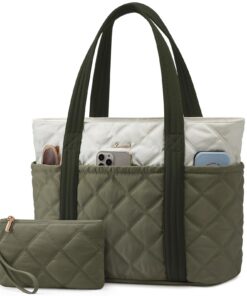 Lovedvook Sac à main léger pour femme - Sac de travail - Pour l'université et le bureau