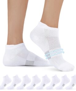 Chaussettes de sport FALARY pour hommes et femmes - 8 paires - Chaussettes de course en coton respirant - Taille 35-50 -