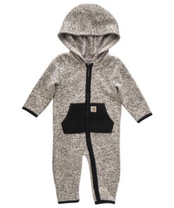 Carhartt Combinaison unisexe à manches longues avec fermeture éclair sur le devant | Pratique pour bébé | Hiver