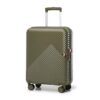 Valise cabine WITTCHEN polycarbonate roulettes serrure combinaison poignée télescopique GL Style M Vert olive