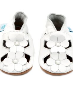 Sandales pieds nus Dotty Fish pour bébés et tout-petits en cuir - Légères, respirantes et antidérapantes -_taille 17-28
