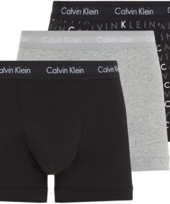 Calvin Klein Pack 3 Boxers Homme Intermode Confortables et Élégants