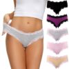 COMSOFT sous-vêtements en coton pour femme confortables, Culotte en dentelle douce hipster, Multicolore - OEKO-TEX STAND
