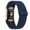 Wanme Bracelet Compatible avec Fitbit Charge 2 Bleu Fitness Wristband pour Femmes et Hommes