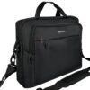 Amazon Basics sac à dos compact pour ordinateur portable avec poches de rangement Noir 15,6 Pouces 40 cm