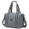 BAGROUPS Sac de Voyage Cabine Easyjet Bagages Cabine à Main Imperméable Nylon Gris Homme Femme