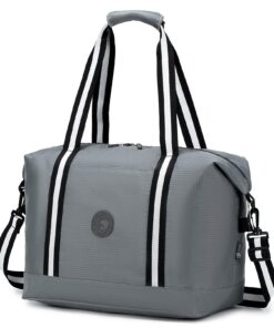 BAGROUPS Sac de Voyage Cabine Easyjet Bagages Cabine à Main Imperméable Nylon Gris Homme Femme