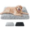 Coussin Chien Anti Stress Doux et Moelleux, Tapis Chien Dehoussable Lit Chien Lavable, Grande Taille avec Fond Antidérap