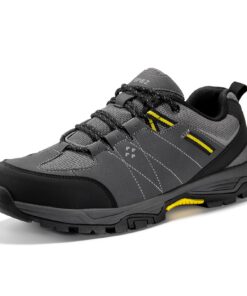 SPIEZ Chaussures de Sécurité Respirantes Unisexes Noir Gris - EU35-46 pour Travail en Industrie et Outdoor