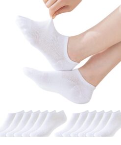 Chaussettes Niofind Femme Sans Couture OEKO-TEX STANDARD 100 Femmes Coton Respirant Anti-transpiration Lot de 6 Pairs Us
