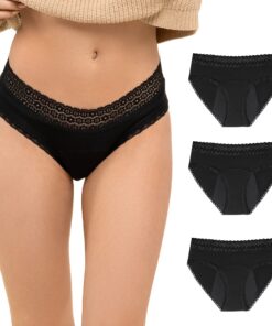 Culottes menstruelles en coton bio organique 4 couches absorbantes - lavables - protection hygiénique OEKO-TEXṢ100
