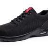 SPIEZ Chaussures de Sécurité Hiver Unisexes - Respirantes et Légeres pour Travail EU 36-46 Noir