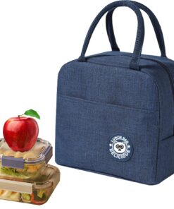 Sac Isotherme Repas 6L pour Femmes Hommes Enfants, Lunch Box Imperméable École Bureau Pique-Nique (Bleu) Sac Isotherme