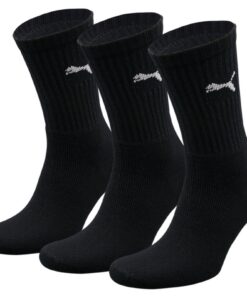 PUMA Chaussettes de Sport Lot de 3 Homme - Cushioning et Sweat-Wicking, Polyeste et Elastane, Adaptables pour Athlètes,
