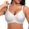 Ganado Push-Up Soutien-Gorge sans Armatures et sans Coutures - Col En V Profond - Confortable pour Femmes - Idéal pour l