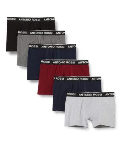 ANTONIO ROSSI Boxer ajusté pour Homme OEKO-TEX STANDARD 100, confort et éco-responsable pour le quotidien