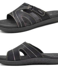 KuaiLu Orthopédique Femmes Sandales Legères Soutien Plantaire Douche Plage Yogas Mat Confort Reglables