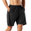 HMIYA Short de Course pour Homme - Séchage Rapide - Pantalon Court avec Poche Zippée - Polyamide 80% / Élasthanne 20% -