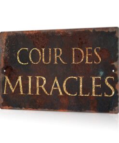 Plaque murale Putuo Decor – Style Antique rouillé – Déco métal Vintage pour Maison