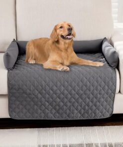 Lit pour chien - Coussin de canapé - Pour grande et moyenne taille - Tapis moelleux - 75 x 75 cm - Protection de canapé