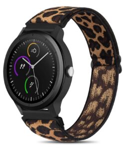 Bracelet de montre pour Garmin Vivoactive 3 et Venu, élastique réglable 20 mm, pour Venu Sq, Vivoactive 3 Music, Forerun