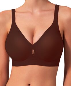 Soutien-gorge Dumhew sans armatures pour femme confortable - Sans armatures - Couverture complète - Soutien-gorge confor