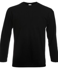 T-shirt homme longues manches Fruit of the Loom OEKO-TEX STANDARD 100 round neckпущ nrw user T-shirt hommes longues man