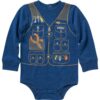 Carhartt Body à Manches Longues pour Bébé Garçon - Tissu Durable, Confortable pour les Sorties et Activités Enfants