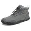 FLARUT Chaussures de Trail Pieds nus Hommes Femmes Chaussures de Course à Pied Résistantes à l'Eau Orteils Large Fourrée