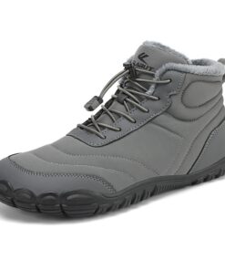 FLARUT Chaussures de Trail Pieds nus Hommes Femmes Chaussures de Course à Pied Résistantes à l'Eau Orteils Large Fourrée