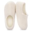 RockDove Chaussons d'Intérieur Fermés en Polaire Teddy pour Femme