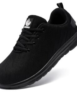 Chaussures de sécurité DYKHMILY Homme Femme Légères Anti-Perforation Basket Chantiers et Industrie Embout Acier Respiran