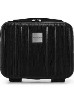 WITTCHEN Ultimo Line Valise Rigide | Bagage de Voyage Polycarbonate Noir | Imperméable et Facile à Transporter | 27x32x1