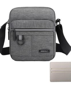 Sacoche Bandoulière Uirheurd Homme et Femme - Prix Concurrentiel - Idéale pour Travail et Loisirs - Petit Format Comfort