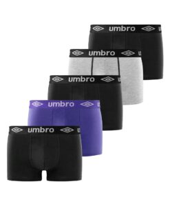 Umbro Caleçon Boxeur Lot de 5 pour Homme - Comfort et Style en Coton Mixte - Sport et Loisirs - Taille de 38 à 50