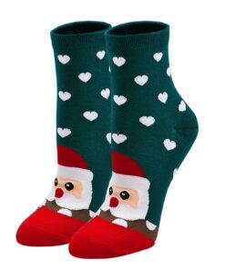 Chaussettes Fantaisie Femme Cadeau Noël: Coton Doux Motif Animaux Soquettes Rigolotes, 36-41, 5 Paire OEKO-TEX STANDARD