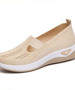 Chaussures orthopédiques génériques pour femme mode respirantes slip on été maille confort chic enfilage léger running t
