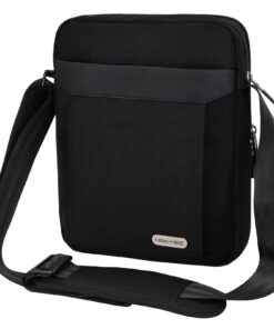 UBAYEE Sac à Dos Homme En Tissu Oxford Noir Compatible Avec iPad 10,5 Pouces - Grand Compartiment pour Tablettes - Idéal