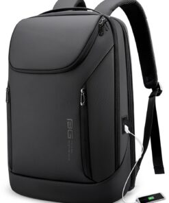 Sac à dos BANGE professionnel intelligent étanche pour ordinateur portable de 15,6" avec port de charge USB, voyage dura