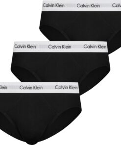 Calvin Klein Slips Lot de 3 Homme Élégant et Comfortable Sous-Vêtement