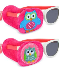 Cache Oeil Hifot Enfant Hibou - Réduction Amblyopie pour Adultes et Enfants | Couvre Lunettes Papillo-Hifot Cache Oeil